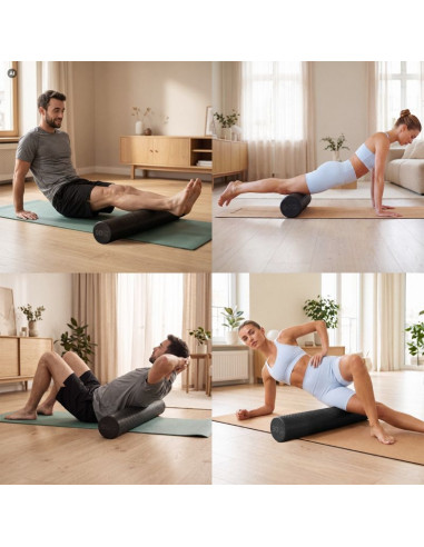 Pilates roller 90 cm wałek do ćwiczeń rozciągających spokey longy