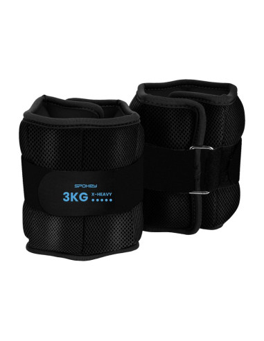 Zestaw 2 obciążeń na nadgarstki lub kostki spokey active form 3 kg