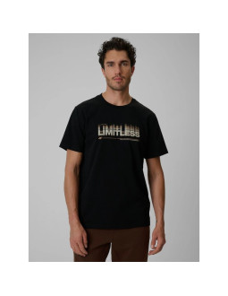 T-shirt regular z nadrukiem męski 4f 4frss26ttshm4227-20s
