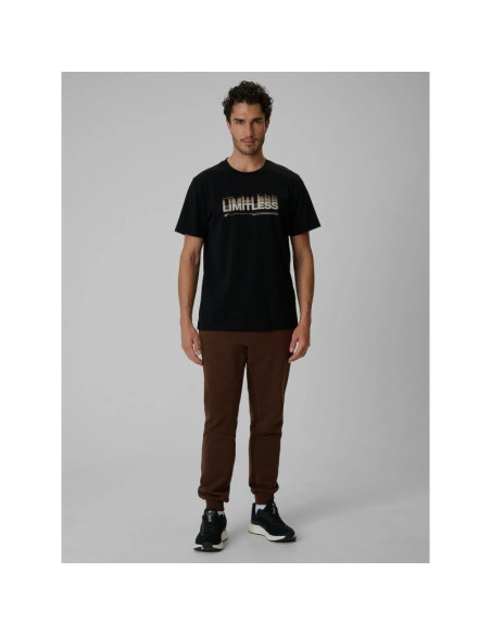 T-shirt regular z nadrukiem męski 4f 4frss26ttshm4227-20s