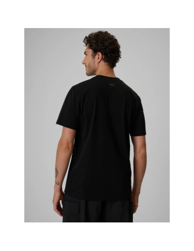 T-shirt regular z nadrukiem męski 4f 4frss26ttshm4228-20s