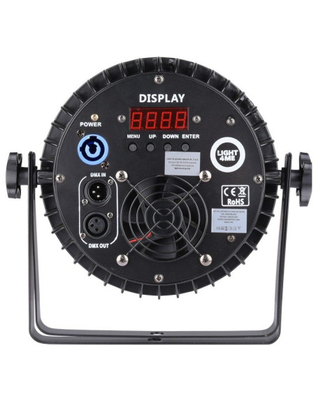 Light4me alu quad par 18x6w rgbw - reflektor sceniczny