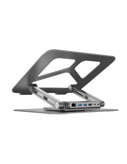 Unitek podstawka pod laptop +hub usb-c hdmi 4k pd