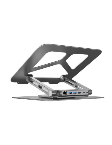 Unitek podstawka pod laptop +hub usb-c hdmi 4k pd