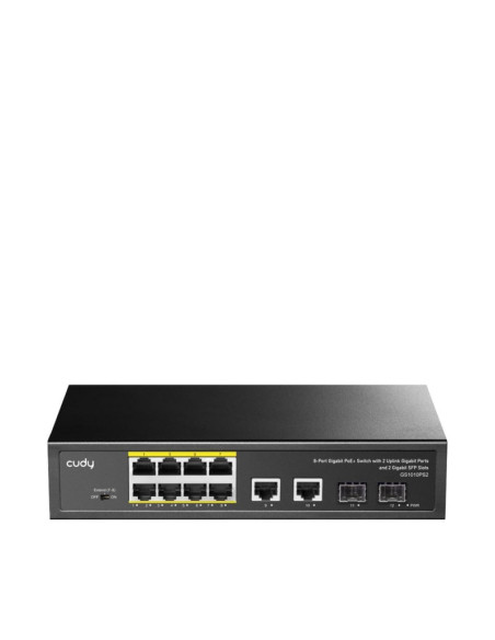 Switch cudy gs1010ps2 8-gbe poe z 2 portami