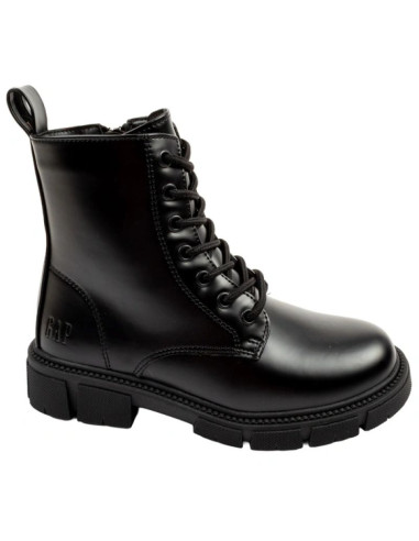 Gap buty dziecięce trzewiki aspen dla dziewczynki czarne botki modne