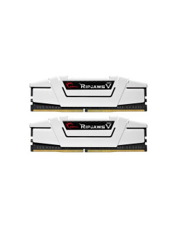 G.skill ripjawsv ddr4 2x16gb 3200mhz cl16 xmp2 white f4-3200c16d-32gvw