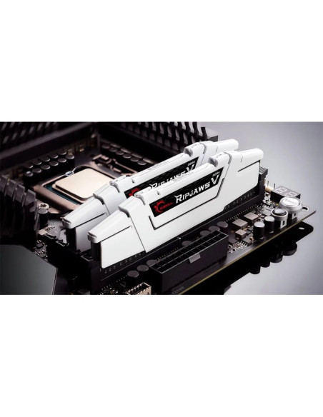 G.skill ripjawsv ddr4 2x8gb 3600mhz cl16 xmp2 white f4-3600c16d-16gvwc