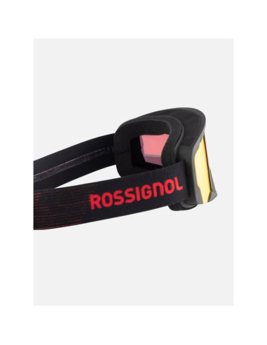 Gogle rossignol spiral black red