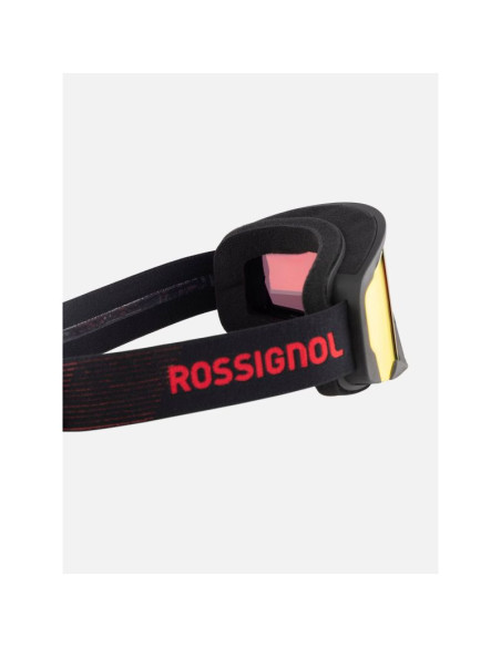 Gogle rossignol spiral black red