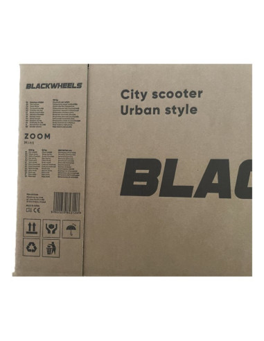 Blackwheels zoom dorośli klasyczna hulajnoga czarny, miętowy