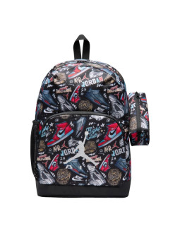 Plecak szkolny sportowy air jordan raid backpack 17l black + piórnik - 9a9250-kr5