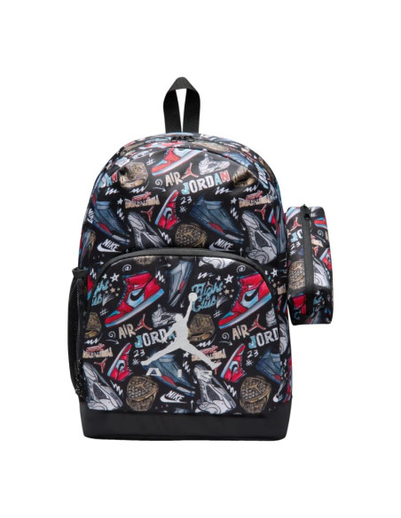 Plecak szkolny sportowy air jordan raid backpack 17l black + piórnik - 9a9250-kr5
