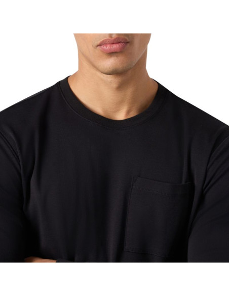 Koszulka męska champion ls tee czarna 222507 kk001