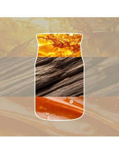 Yc signature - świeca średnia amber & sandalwood yankee