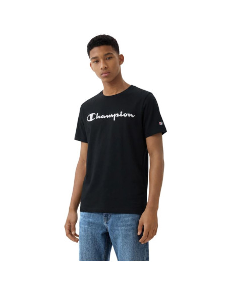 Koszulka dla dzieci champion ss tee czarna 307322 kk001