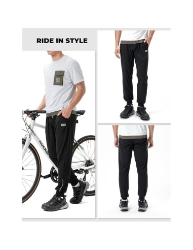 Rockbros spodnie sportowe 2020000400 czarne xl