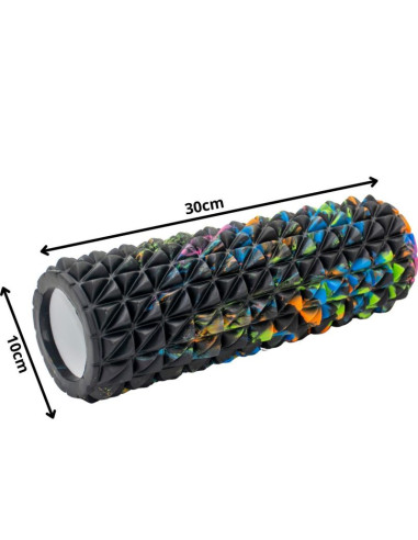 Wałek roller do ćwiczeń camouflage 10x30cm enero fit