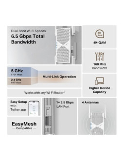 Wzmacniacz sygnału wifi tp-link re405be