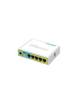 Mikrotik hex poe lite ruter fast ethernet biały