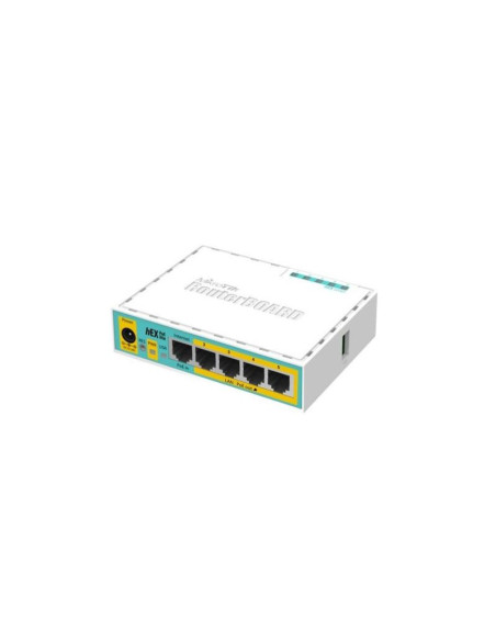 Mikrotik hex poe lite ruter fast ethernet biały