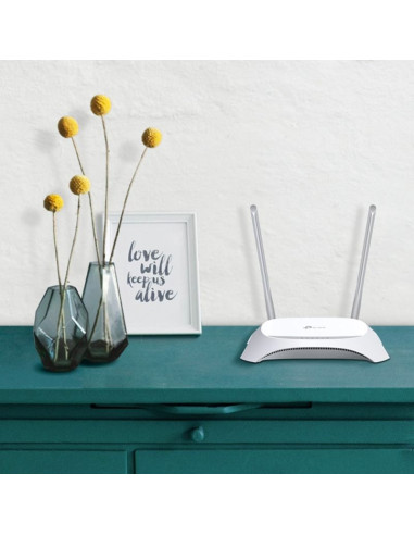 Tp-link tl-mr3420 router bezprzewodowy fast ethernet jedna częstotliwości (2,4 ghz) czarny, biały