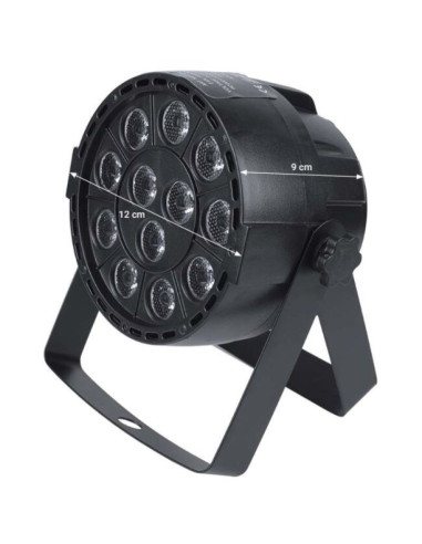 Light4me p12 led par rgbw - mobilny i kompaktowy reflektor led par