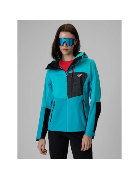 Kurtka softshell wiatroodporna 4f pro membrana 10000 damska 4f 4fwss26tsoff542-48s