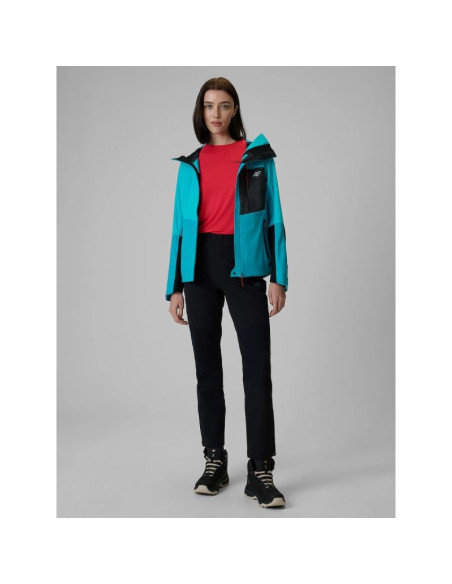 Kurtka softshell wiatroodporna 4f pro membrana 10000 damska 4f 4fwss26tsoff542-48s