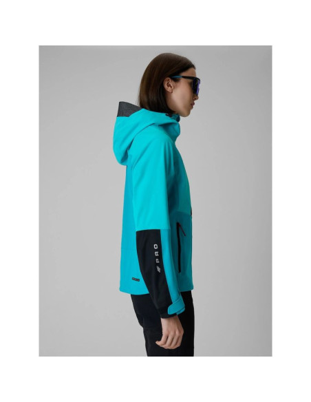 Kurtka softshell wiatroodporna 4f pro membrana 10000 damska 4f 4fwss26tsoff542-48s