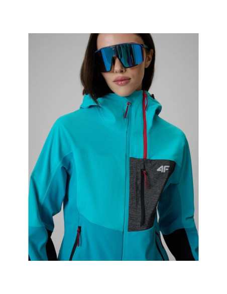 Kurtka softshell wiatroodporna 4f pro membrana 10000 damska 4f 4fwss26tsoff542-48s