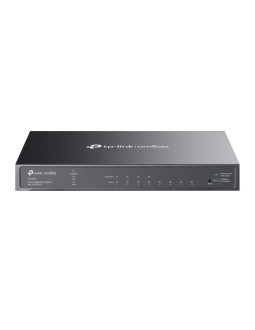 Tp-link omada tl-sg2008p zarządzany l2/l2+ gigabit ethernet (10/100/1000) obsługa poe czarny 2
