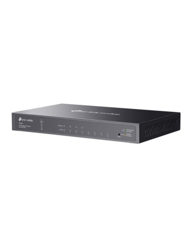Tp-link omada tl-sg2008p zarządzany l2/l2+ gigabit ethernet (10/100/1000) obsługa poe czarny