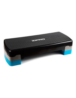 Zipro 5901793678610 step do aerobiku czarny, niebieski, szary 250 kg regulowana wysokość