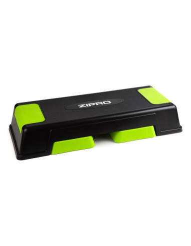 Zipro 5901793678603 step do aerobiku czarny, jasnozielony 250 kg regulowana wysokość