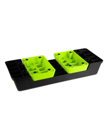 Zipro 5901793678603 step do aerobiku czarny, jasnozielony 250 kg regulowana wysokość