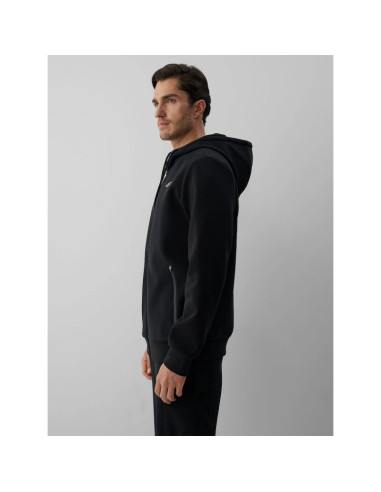 Bluza dresowa regular z kapturem męska 4f 4fkaw26tswsm3182-20s