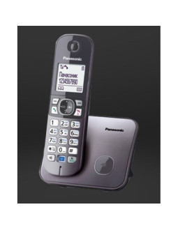 Telefon stacjonarny panasonic kx-tg6811 pdb (kolor czarny, kolor srebrny) 2