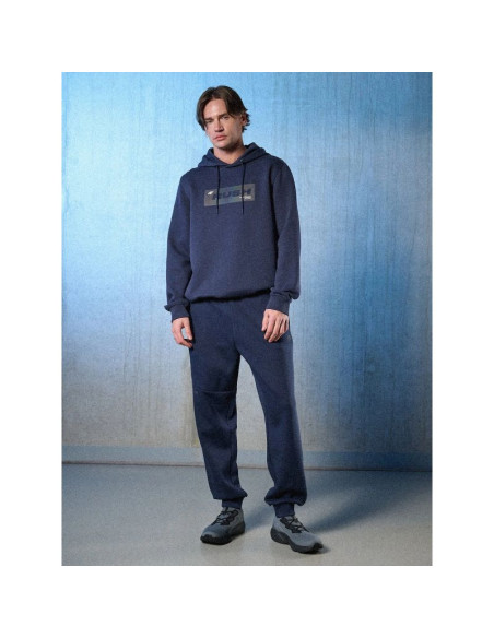 Bluza dresowa regular z kapturem męska 4f 4frss26tswsm2801-31s