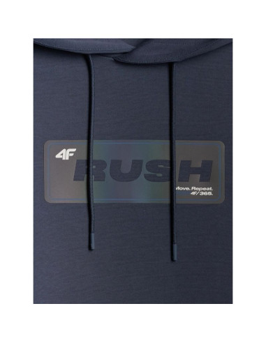 Bluza dresowa regular z kapturem męska 4f 4frss26tswsm2801-31s
