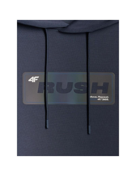 Bluza dresowa regular z kapturem męska 4f 4frss26tswsm2801-31s