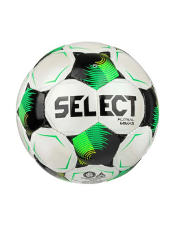 Piłka nożna select futsal mimas v26 biało-zielona 200954 310022 2