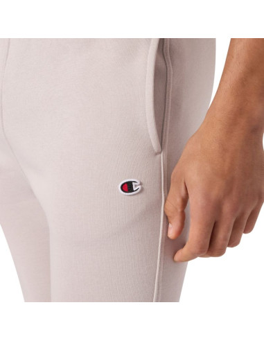 Spodnie męskie champion rib cuff pants kremowe 220299 es084