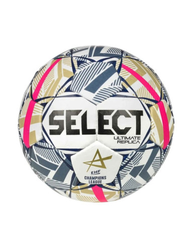 Piłka ręczna select replica ehf champions league v26 biało-szara 220045
