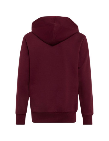 Bluza dla dzieci adidas essentials hoodie bordowa kt3380
