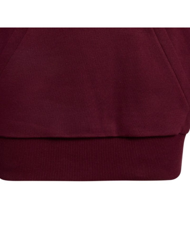 Bluza dla dzieci adidas essentials hoodie bordowa kt3380