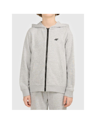 Bluza z kapturem rozpinana chłopięca 4f 4fjwmm00tswsm2754-27m