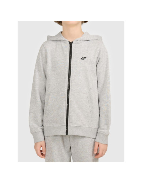 Bluza z kapturem rozpinana chłopięca 4f 4fjwmm00tswsm2754-27m