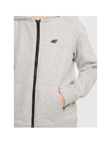 Bluza z kapturem rozpinana chłopięca 4f 4fjwmm00tswsm2754-27m