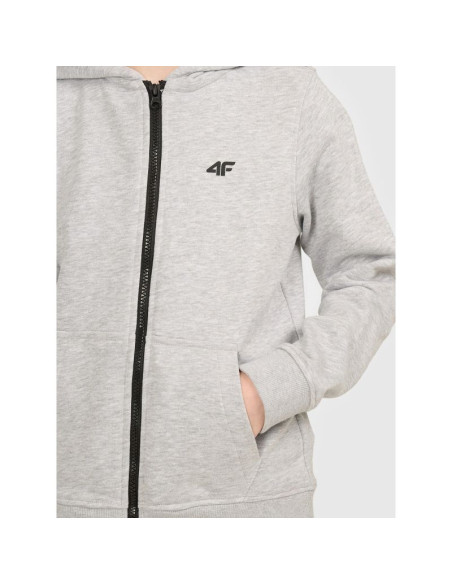 Bluza z kapturem rozpinana chłopięca 4f 4fjwmm00tswsm2754-27m